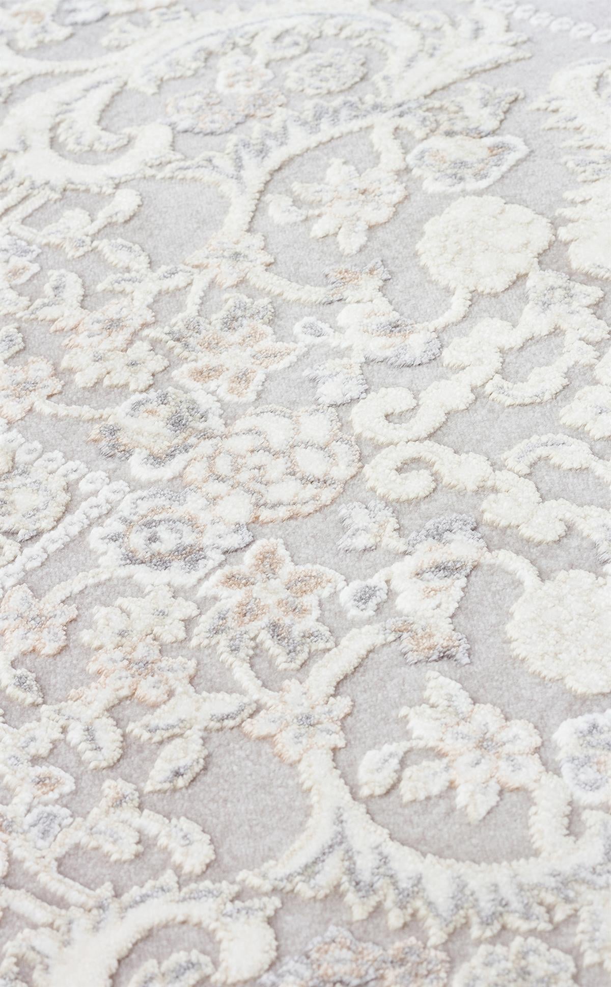 PASSAGE PLZ 04 CREAM VIZON  Yumuşak Tuşeli Sık Dokuma Modern Halı