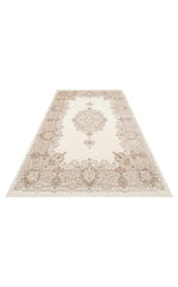 PALMIRA PLM 01 CREAM BEIGE  Yüksek Kaliteli Sık Dokuma Modern Salon Halısı
