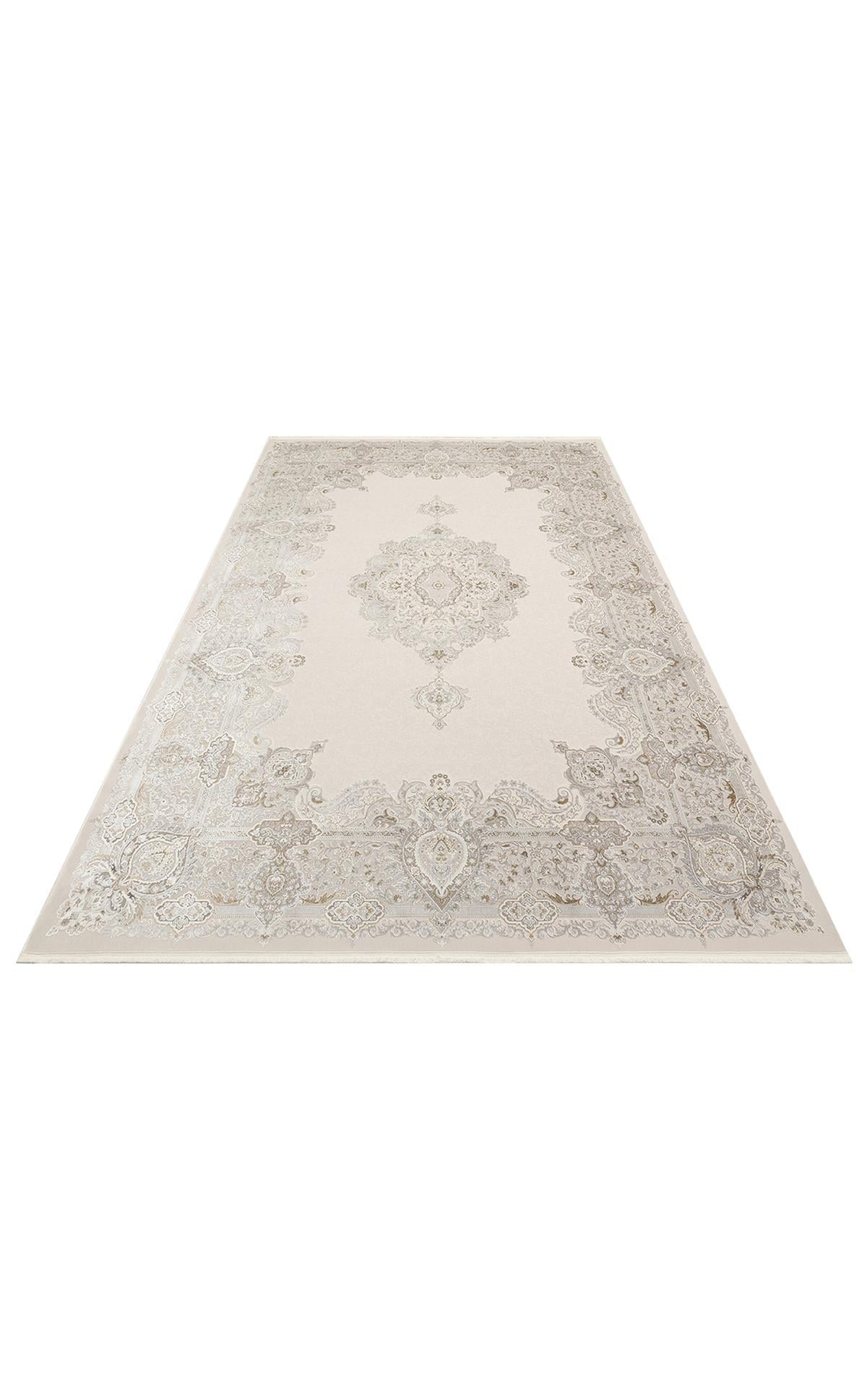 PALMIRA PLM 01 CREAM GREY  Yüksek Kaliteli Sık Dokuma Modern Salon Halısı
