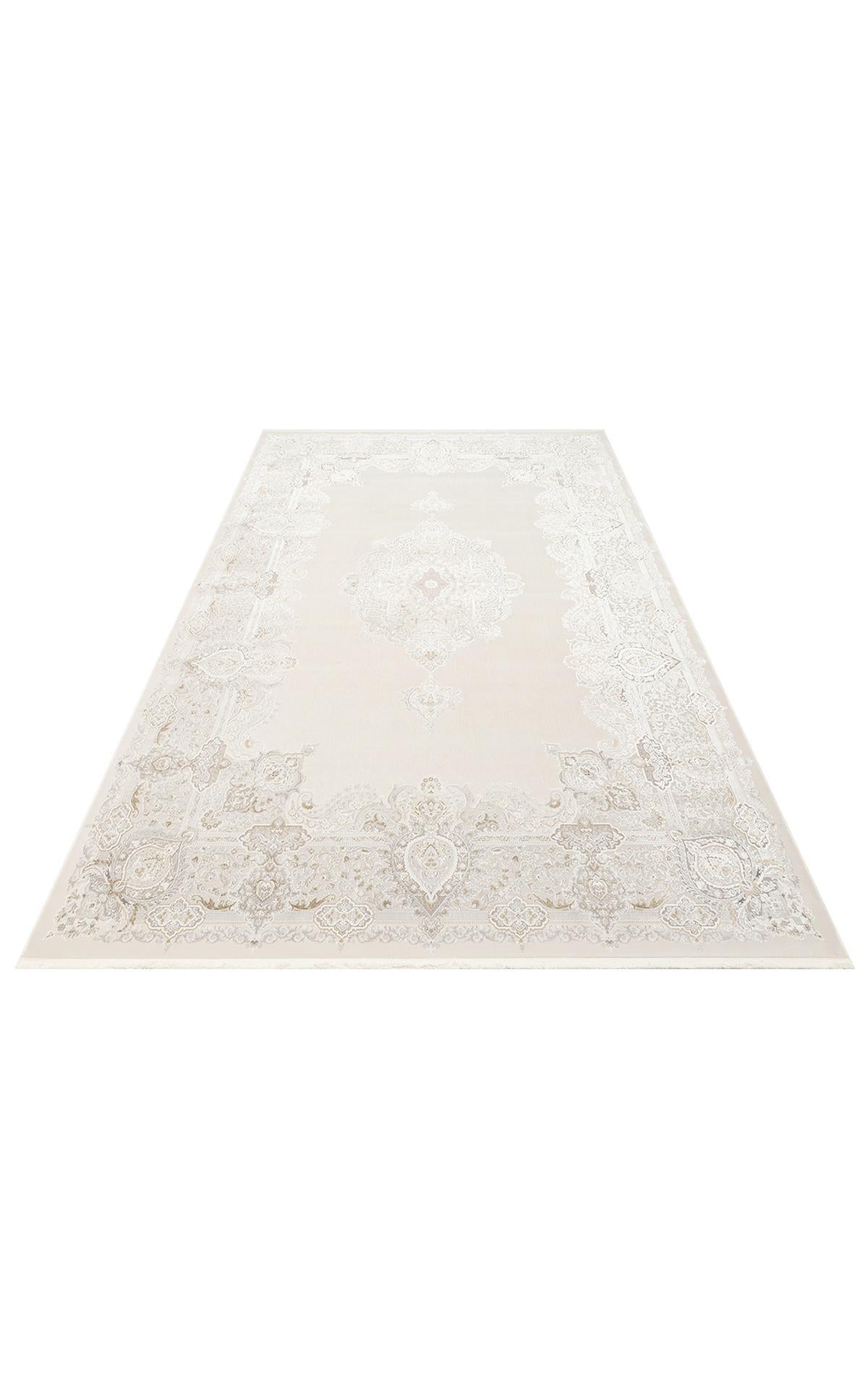 PALMIRA PLM 01 CREAM GREY  Yüksek Kaliteli Sık Dokuma Modern Salon Halısı