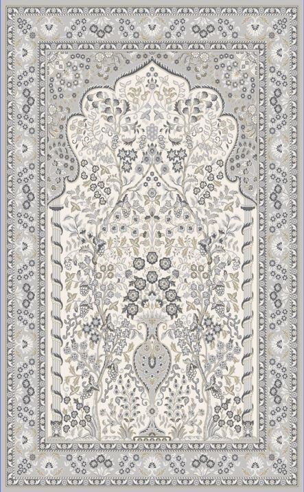 PALMIRA SECCADE PLM SCD 01 CREAM GREY  Yüksek Kaliteli Sık Dokuma Modern Seccade