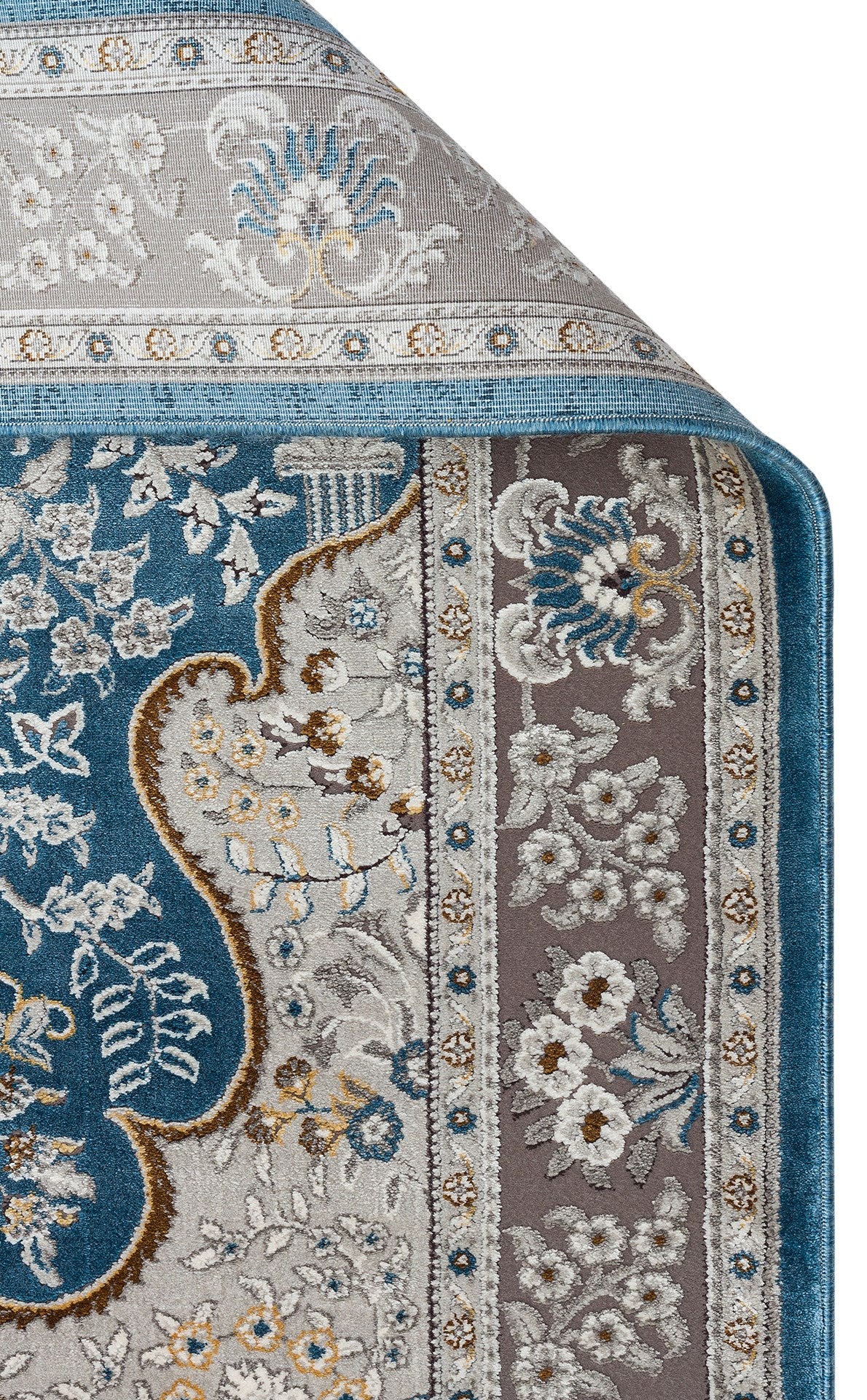 PALMIRA SECCADE PLM SCD 01 GREY BLUE  Yüksek Kaliteli Sık Dokuma Modern Seccade