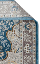PALMIRA SECCADE PLM SCD 01 GREY BLUE  Yüksek Kaliteli Sık Dokuma Modern Seccade