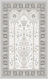PALMIRA SECCADE PLM SCD 02 CREAM GREY  Yüksek Kaliteli Sık Dokuma Modern Seccade