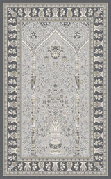 PALMIRA SECCADE PLM SCD 02 DARK GREY  Yüksek Kaliteli Sık Dokuma Modern Seccade