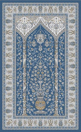 PALMIRA SECCADE PLM SCD 02 GREY BLUE  Yüksek Kaliteli Sık Dokuma Modern Seccade
