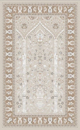 PALMIRA SECCADE PLM SCD 02 LIGHT BEIGE  Yüksek Kaliteli Sık Dokuma Modern Seccade