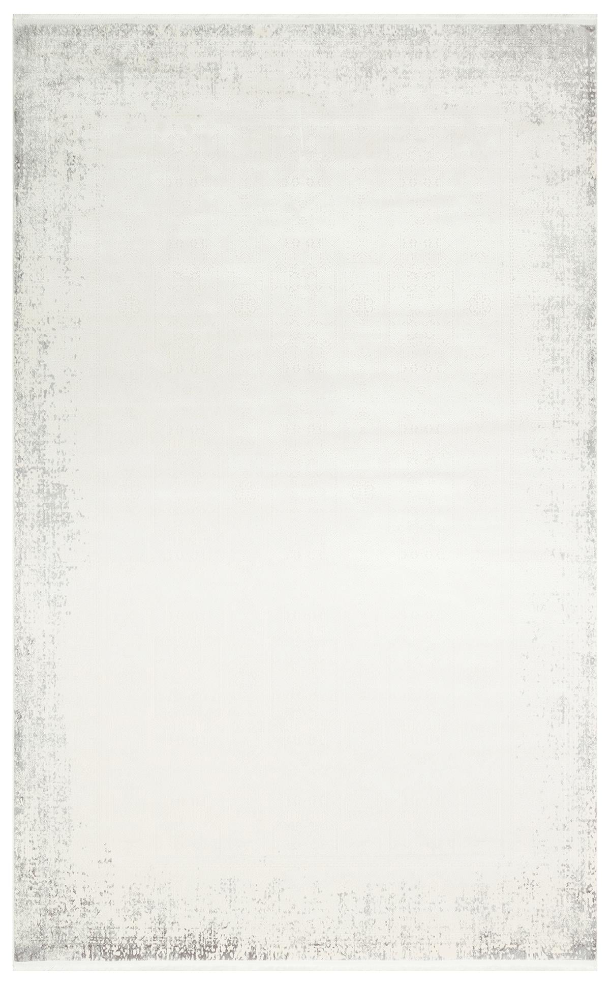 PASSAGE PLZ 03 CREAM GREY  Yumuşak Tuşeli Sık Dokuma Modern Halı
