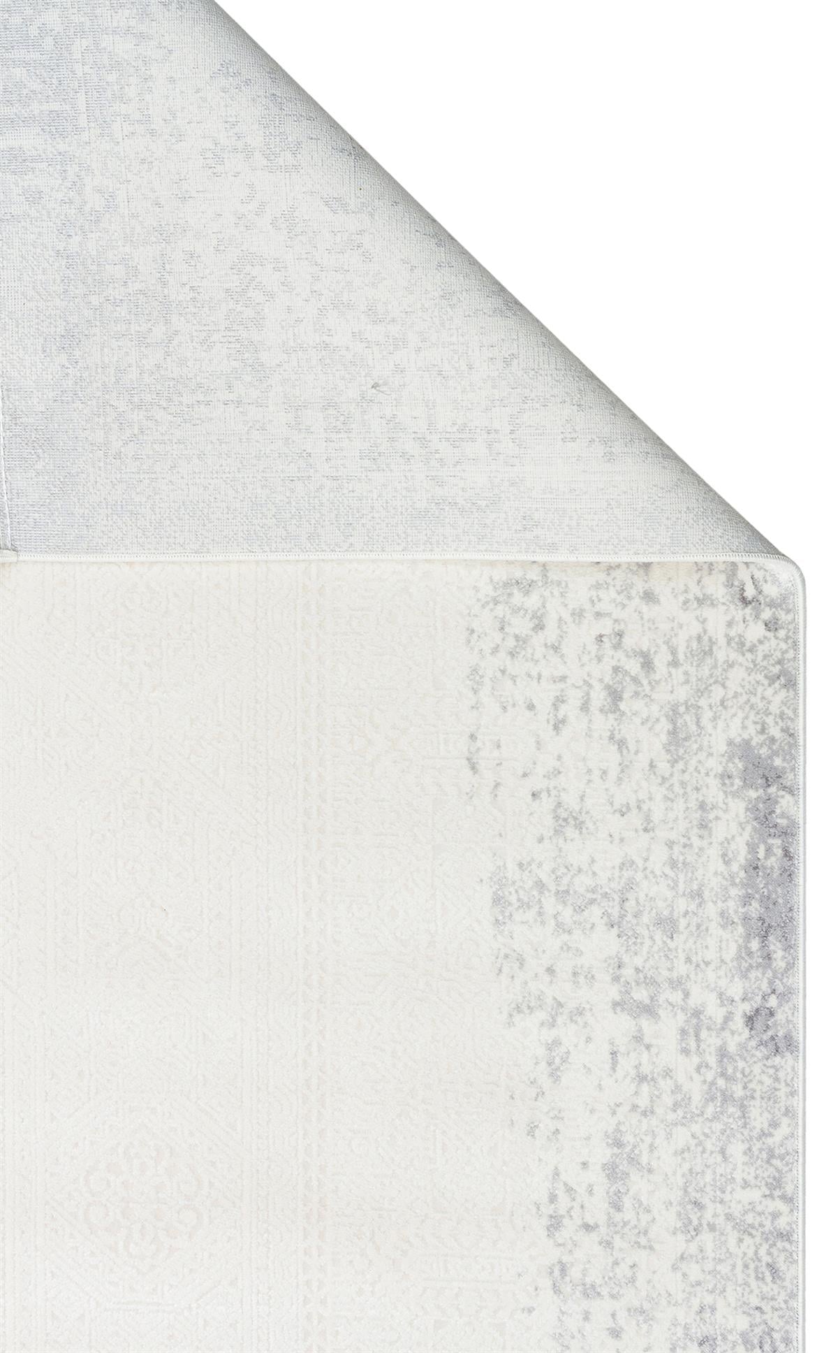 PASSAGE PLZ 03 CREAM GREY  Yumuşak Tuşeli Sık Dokuma Modern Halı