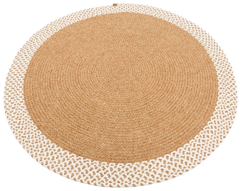 PATNA PTN 19 NATURAL WHITE Q  Jüt Hasır Görünümlü Hav Toz Vermez Örgü Halı