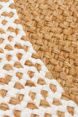 PATNA PTN 19 NATURAL WHITE Q  Jüt Hasır Görünümlü Hav Toz Vermez Örgü Halı