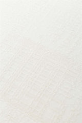 PERA PERA 01 WHITE  Yıkanabilir Modern Desenli Kaymaz Tabanlı Akrilik Makine Halısı