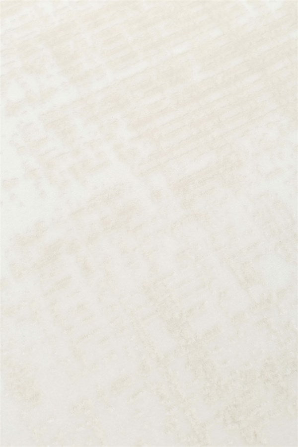 PERA PERA 01 WHITE  Yıkanabilir Modern Desenli Kaymaz Tabanlı Akrilik Makine Halısı