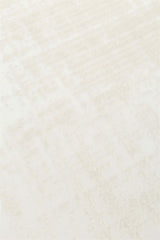 PERA PERA 01 WHITE  Yıkanabilir Modern Desenli Kaymaz Tabanlı Akrilik Makine Halısı