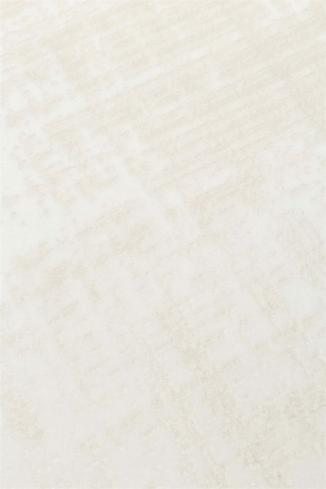PERA PERA 01 WHITE  Yıkanabilir Modern Desenli Kaymaz Tabanlı Akrilik Makine Halısı