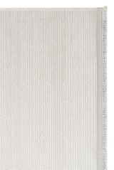 PERA PERA 02 L.GREY  Yıkanabilir Modern Desenli Kaymaz Tabanlı Akrilik Makine Halısı