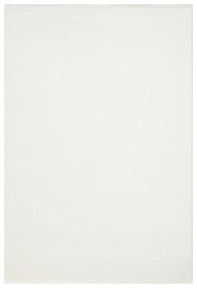 PERA PERA 02 WHITE  Yıkanabilir Modern Desenli Kaymaz Tabanlı Akrilik Makine Halısı