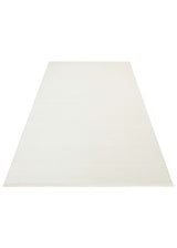 PERA PERA 02 WHITE  Yıkanabilir Modern Desenli Kaymaz Tabanlı Akrilik Makine Halısı