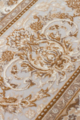 PERSIAN PER 01 BEIGE  Klasik Desenli Yüksek Kalite Sıkı ve İnce Dokuma Yaklaşık 3 Milyon Point Makine Halısı