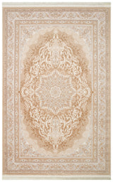 PERSIAN PER 01 BEIGE  Klasik Desenli Yüksek Kalite Sıkı ve İnce Dokuma Yaklaşık 3 Milyon Point Makine Halısı