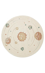 PICCOLO PCL 02 CREAM MULTY  Pastel Renkli Hav ve Toz Vermeyen Çocuk Halısı