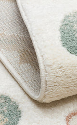 PICCOLO PCL 07 CREAM MULTY  Pastel Renkli Hav ve Toz Vermeyen Çocuk Halısı
