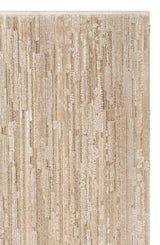 RIVERA RVR 01 BEIGE  Modern ve Klasik Desenli Yüksek Alçak Çift Boyutlu Dokumaya Sahip Yumuşak Tuşeli Makine Halısı