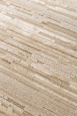 RIVERA RVR 01 BEIGE  Modern ve Klasik Desenli Yüksek Alçak Çift Boyutlu Dokumaya Sahip Yumuşak Tuşeli Makine Halısı