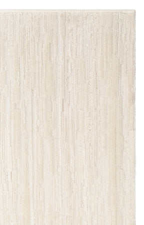 RIVERA RVR 01 WHITE  Modern ve Klasik Desenli Yüksek Alçak Çift Boyutlu Dokumaya Sahip Yumuşak Tuşeli Makine Halısı