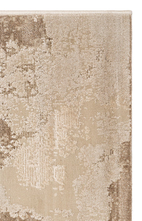 RIVERA RVR 03 BEIGE  Modern ve Klasik Desenli Yüksek Alçak Çift Boyutlu Dokumaya Sahip Yumuşak Tuşeli Makine Halısı