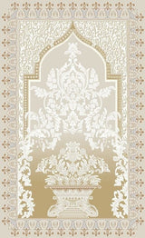 ROMA HAREM SECCADE RM HRM SCD 02 LIGHT BEIGE  Viskon ve Polyester ile Üretilen Seccade