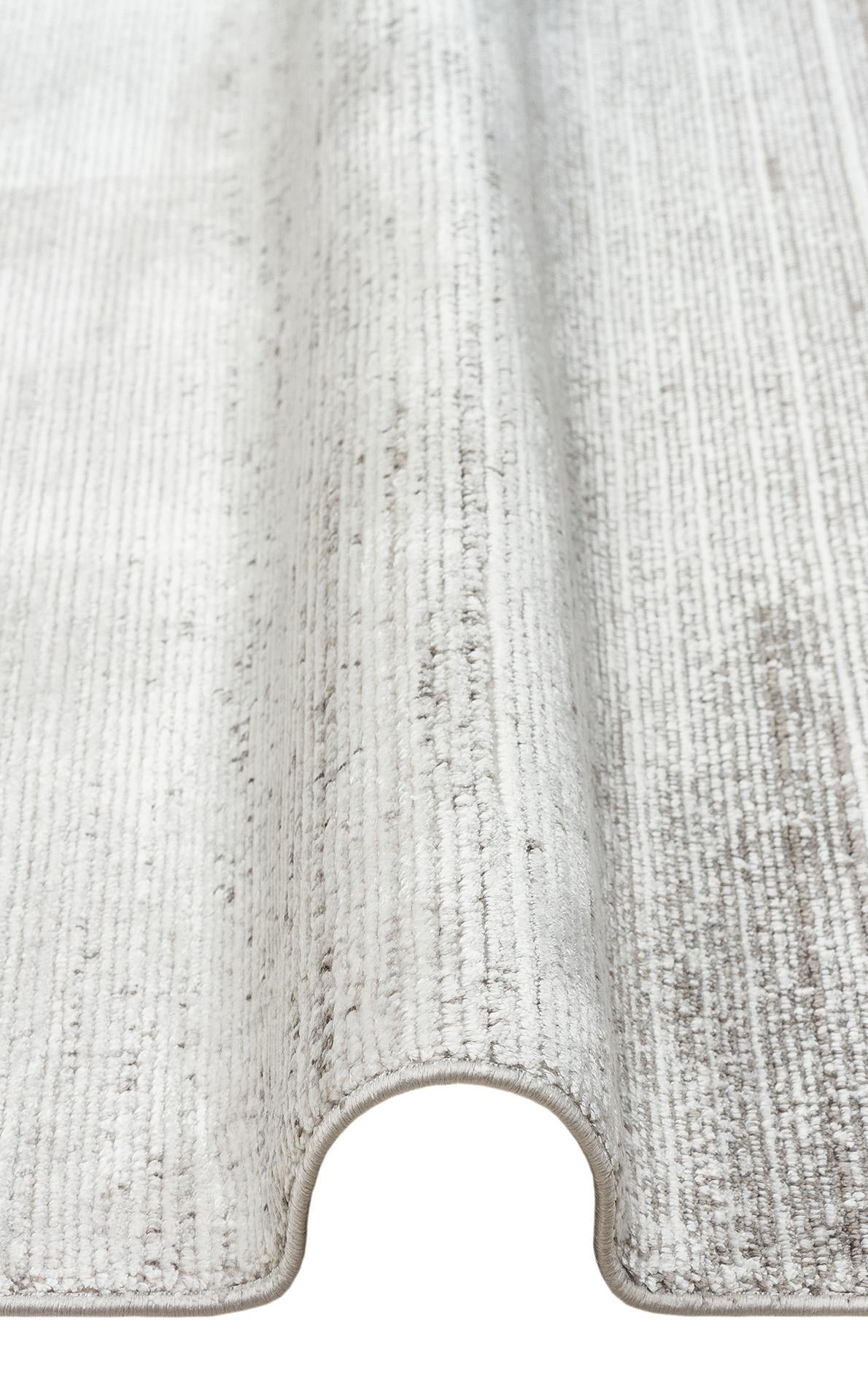 ROMA RM 01 CREAM GREY  Viskon ve Polyester ile Üretilen Şık Salon Halısı