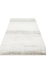 ROMA RM 01 CREAM GREY  Viskon ve Polyester ile Üretilen Şık Salon Halısı