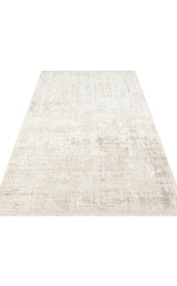 ROMA RM 03 CREAM BEIGE  Viskon ve Polyester ile Üretilen Şık Salon Halısı