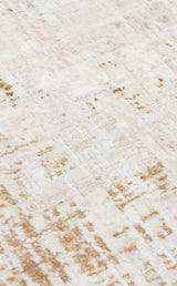 ROMA RM 03 CREAM BEIGE  Viskon ve Polyester ile Üretilen Şık Salon Halısı