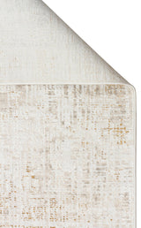 ROMA RM 03 CREAM BEIGE  Viskon ve Polyester ile Üretilen Şık Salon Halısı
