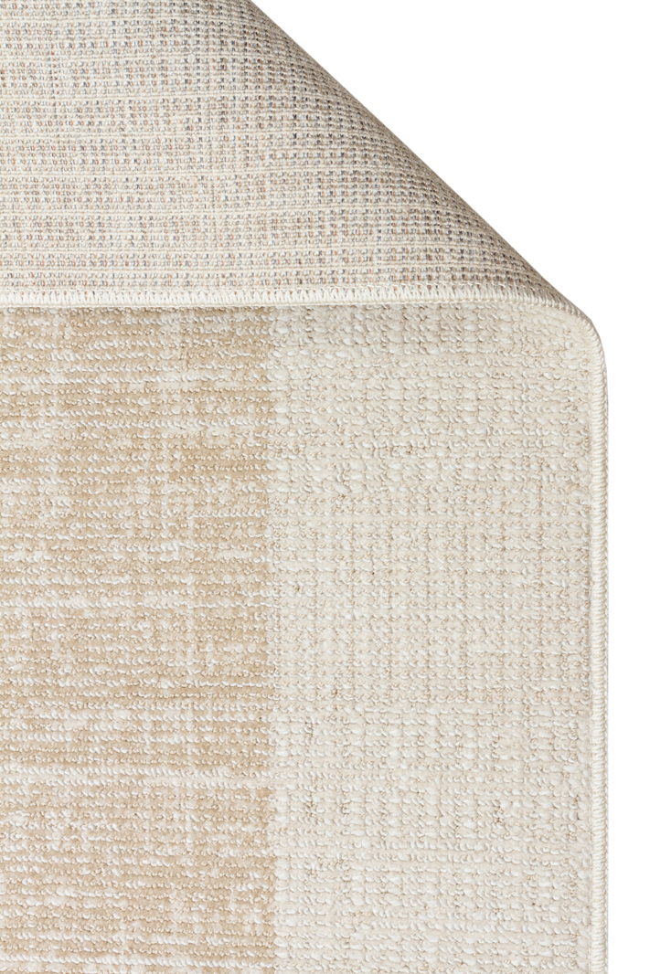 SAHARA SHA 01 CREAM BEIGE  Hav Toz Vermez Yumuşak Tuşeli Modern Makine Halısı