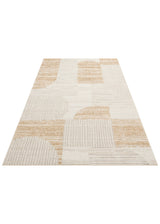 SAHARA SHA 02 CREAM GOLD  Hav Toz Vermez Yumuşak Tuşeli Modern Makine Halısı