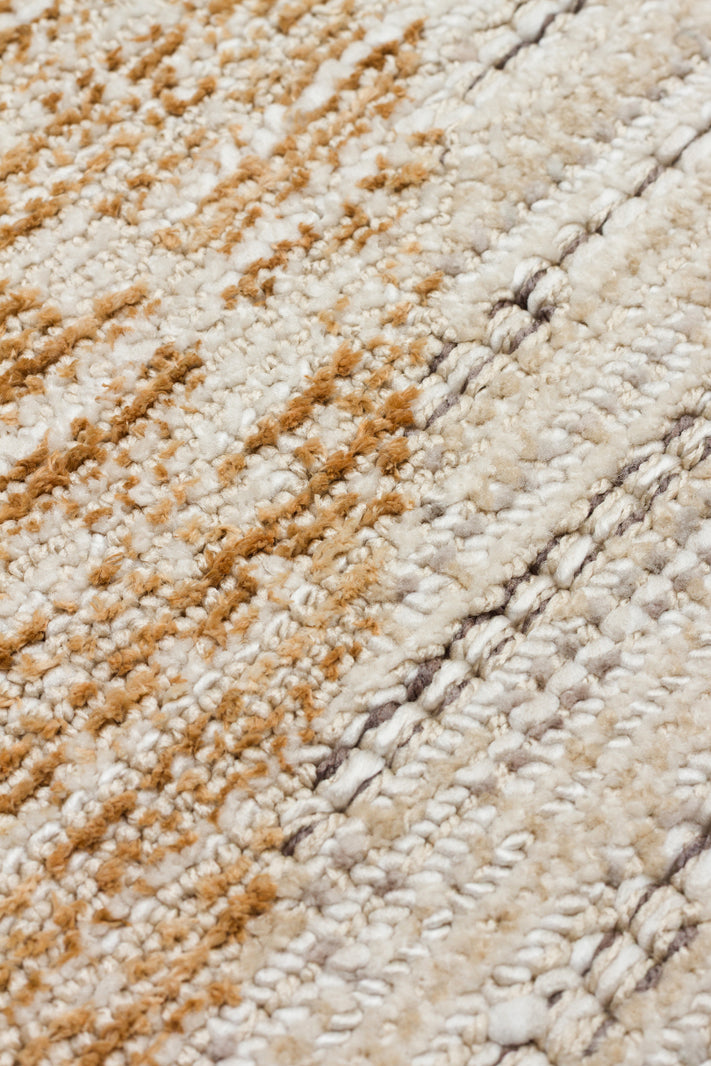 SAHARA SHA 02 CREAM GOLD  Hav Toz Vermez Yumuşak Tuşeli Modern Makine Halısı