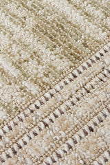 SAHARA SHA 02 CREAM GREEN  Hav Toz Vermez Yumuşak Tuşeli Modern Makine Halısı