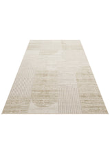 SAHARA SHA 02 CREAM GREEN  Hav Toz Vermez Yumuşak Tuşeli Modern Makine Halısı