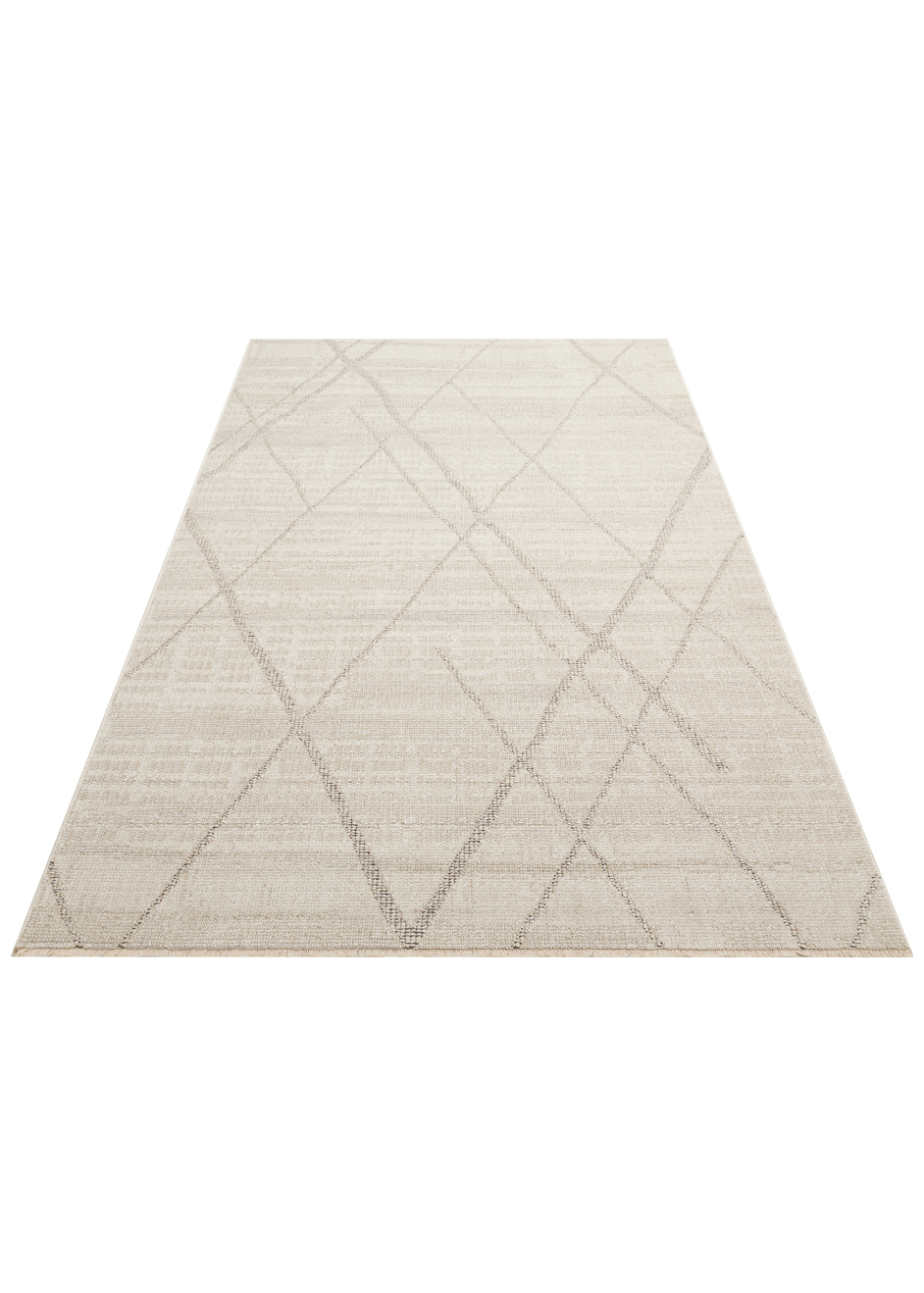 SAHARA SHA 03 CREAM GREY  Hav Toz Vermez Yumuşak Tuşeli Modern Makine Halısı