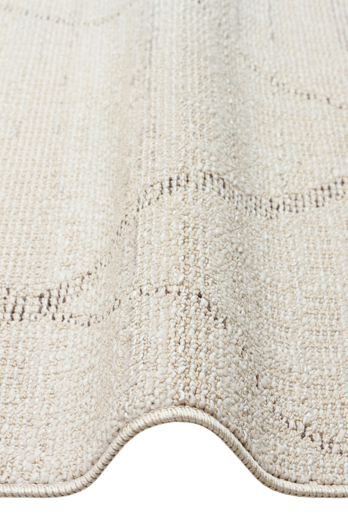 SAHARA SHA 03 CREAM GREY  Hav Toz Vermez Yumuşak Tuşeli Modern Makine Halısı