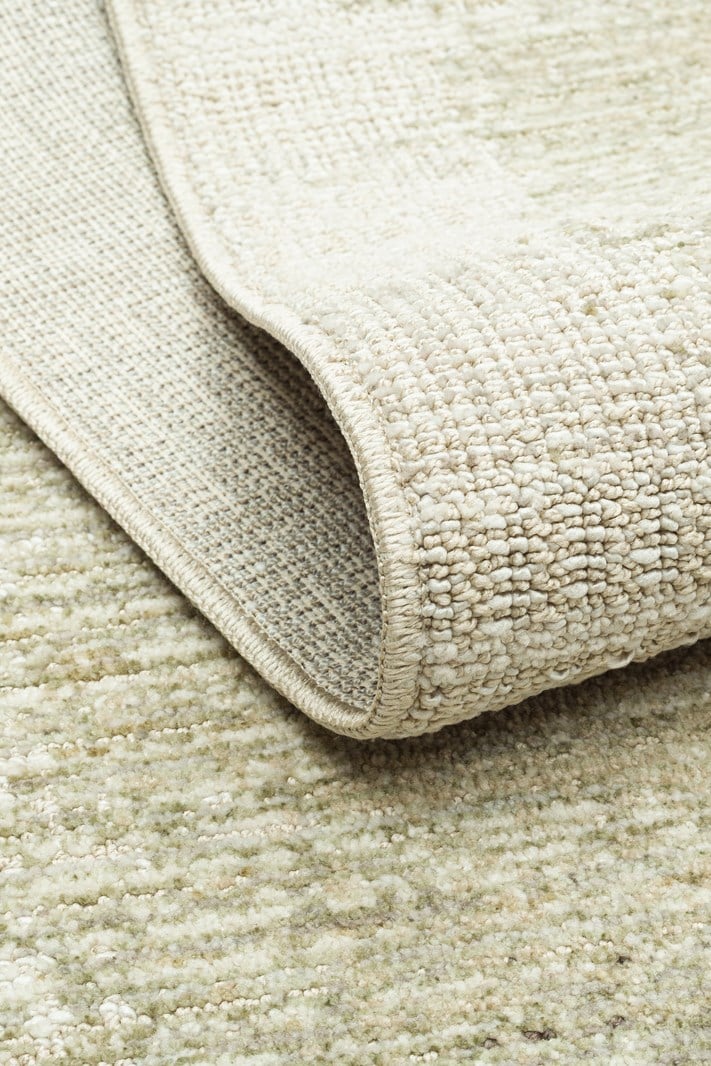 SAHARA SHA 04 CREAM GREEN  Hav Toz Vermez Yumuşak Tuşeli Modern Makine Halısı