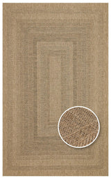 SALDA SLD 02 NATURAL  Güneş Işığı ve Suya Dayanıklı Jüt Görünümlü Sisal Halı