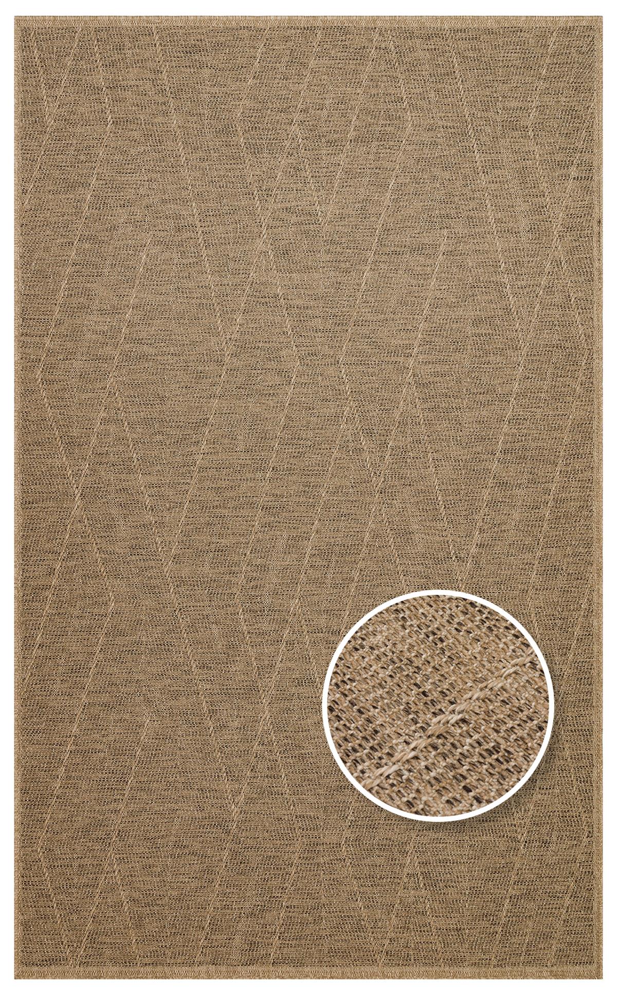 SALDA SLD 03 NATURAL  Güneş Işığı ve Suya Dayanıklı Jüt Görünümlü Sisal Halı
