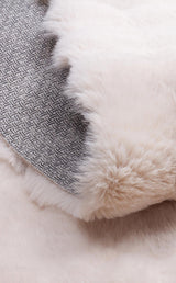 SANDY SND PLAIN BEIGE  Özel Yüksek Alçak Dokulu Yumuşak Tuşeli Suni  Kürk