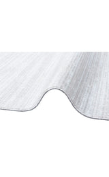 SATEEN ST 09 GREY XW  Hav Toz Vermez Yıkanabilir Kaymaz İnce Dokuma Modern Halı