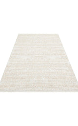 SATEEN ST 101 BEIGE XW  Hav Toz Vermez Yıkanabilir Kaymaz İnce Dokuma Modern Halı