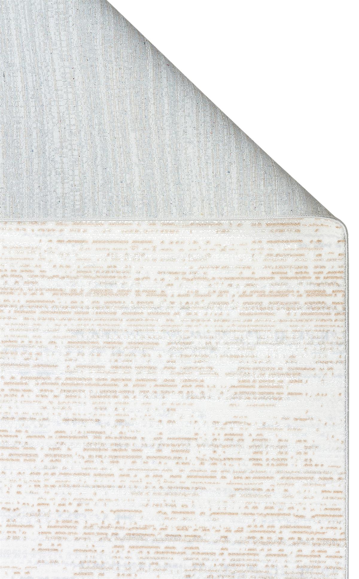 SATEEN ST 101 BEIGE XW  Hav Toz Vermez Yıkanabilir Kaymaz İnce Dokuma Modern Halı